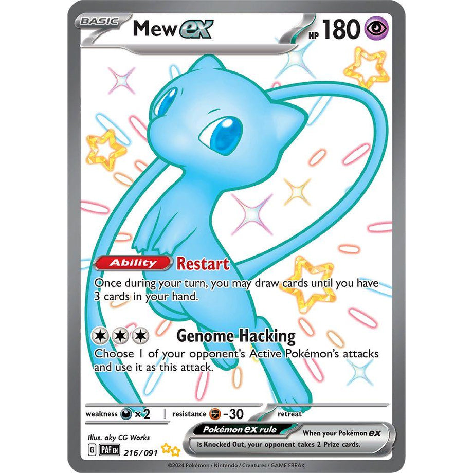Mew ex 216/091 - Paldean Fates