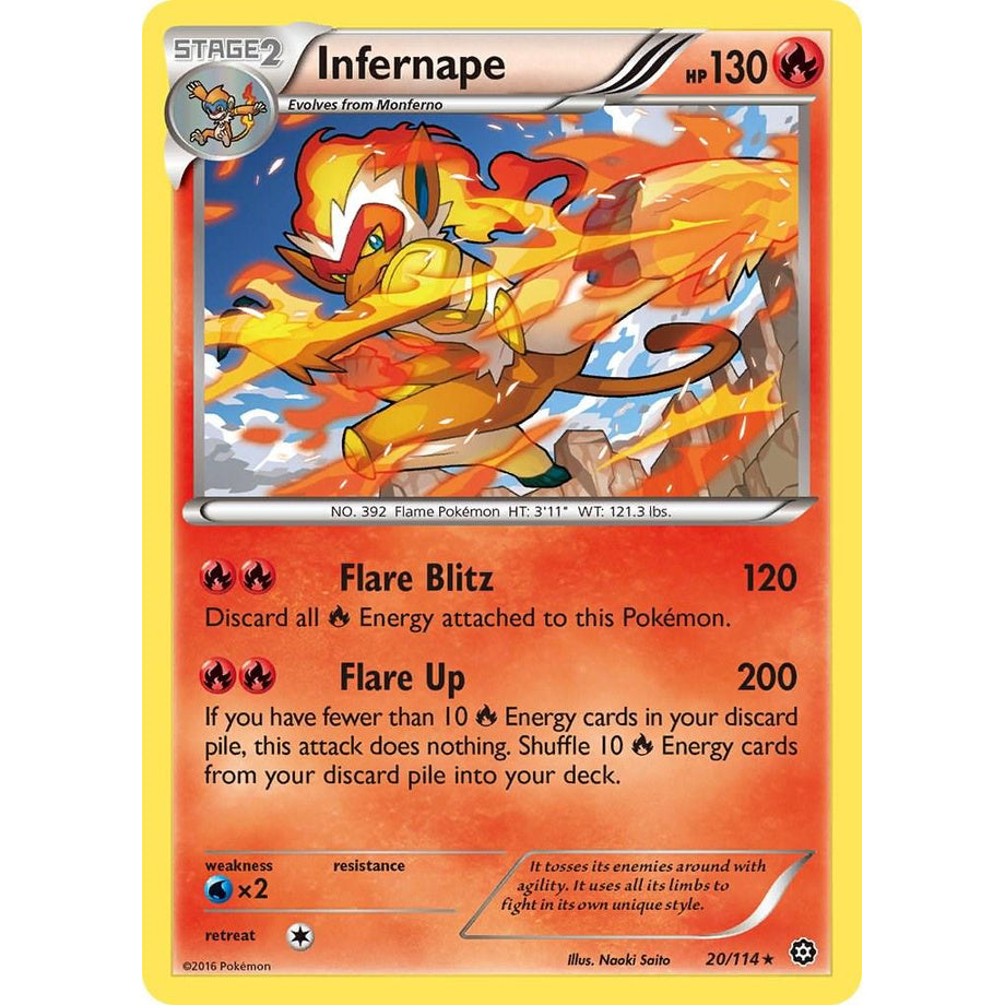 Infernape 20/114 [Holo] - Steam Siege