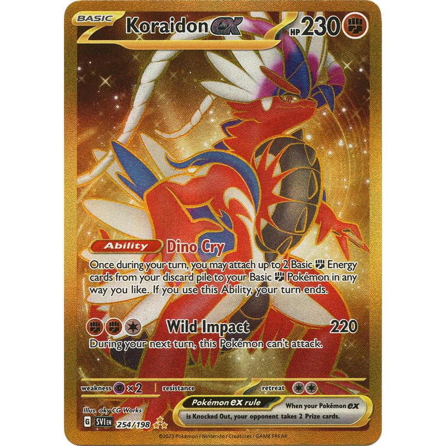 koraidon ex 254/198 - Scarlet & Violet