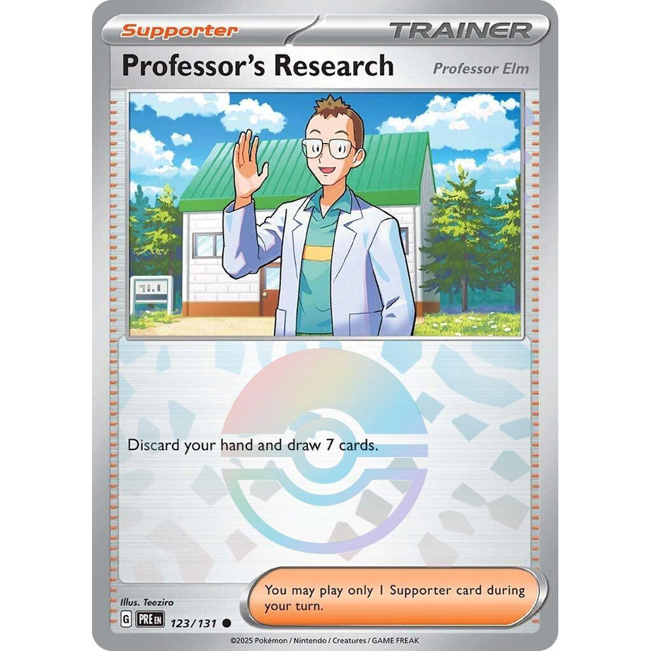 Professor's Research 123/131 [Pokeball Reverse Holo] - Prismatic Evolutions