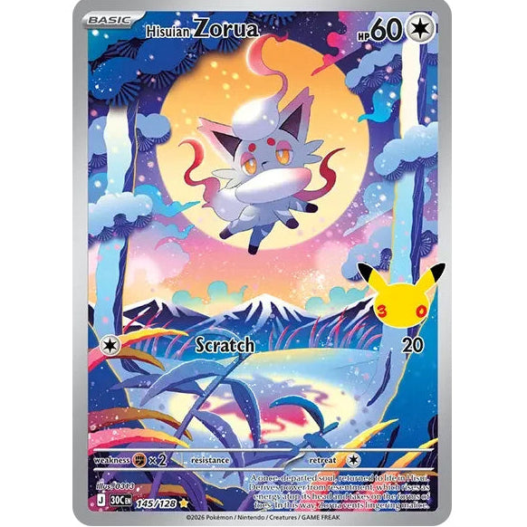 Hisuian Zorua 145/128 - 30th Celebration