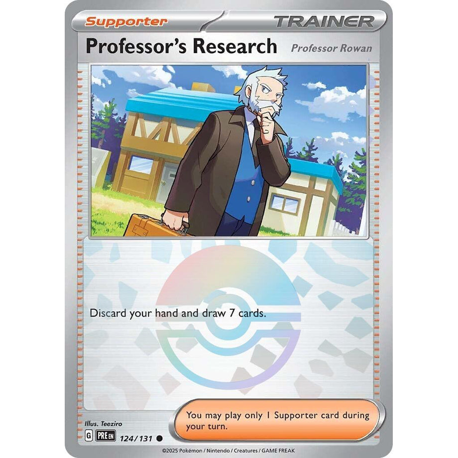 Professor's Research 124/131 [Pokeball Reverse Holo] - Prismatic Evolutions