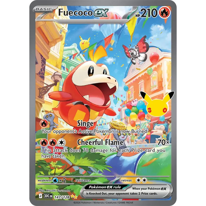 Fuecoco ex 147/128 - 30th Celebration