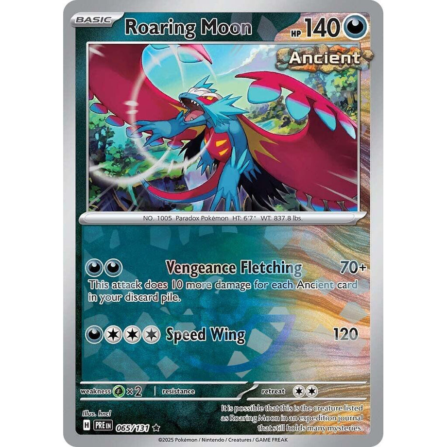 Roaring Moon 065/131 [Pokeball Reverse Holo] - Prismatic Evolutions