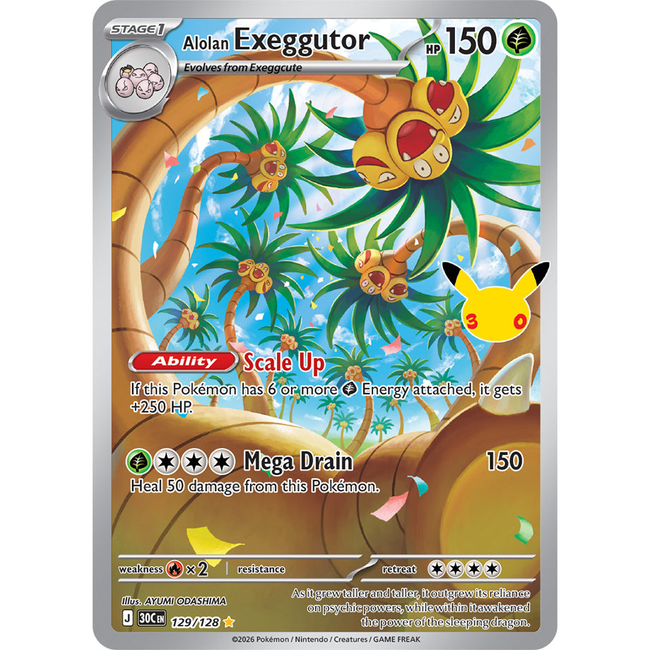 Alolan Exeggutor 129/128 - 30th Celebration