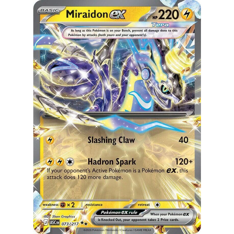 Miraidon ex 073/217 - Ascended Heroes