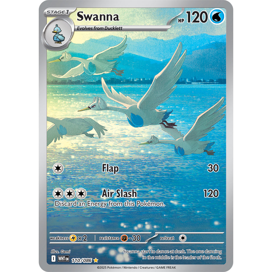 Swanna 110/086 - White Flare