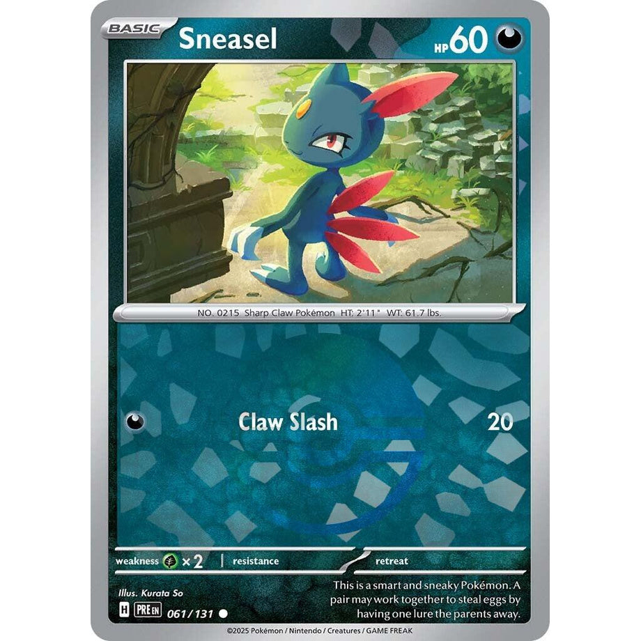 Sneasel 061/131 [Pokeball Reverse Holo] - Prismatic Evolutions