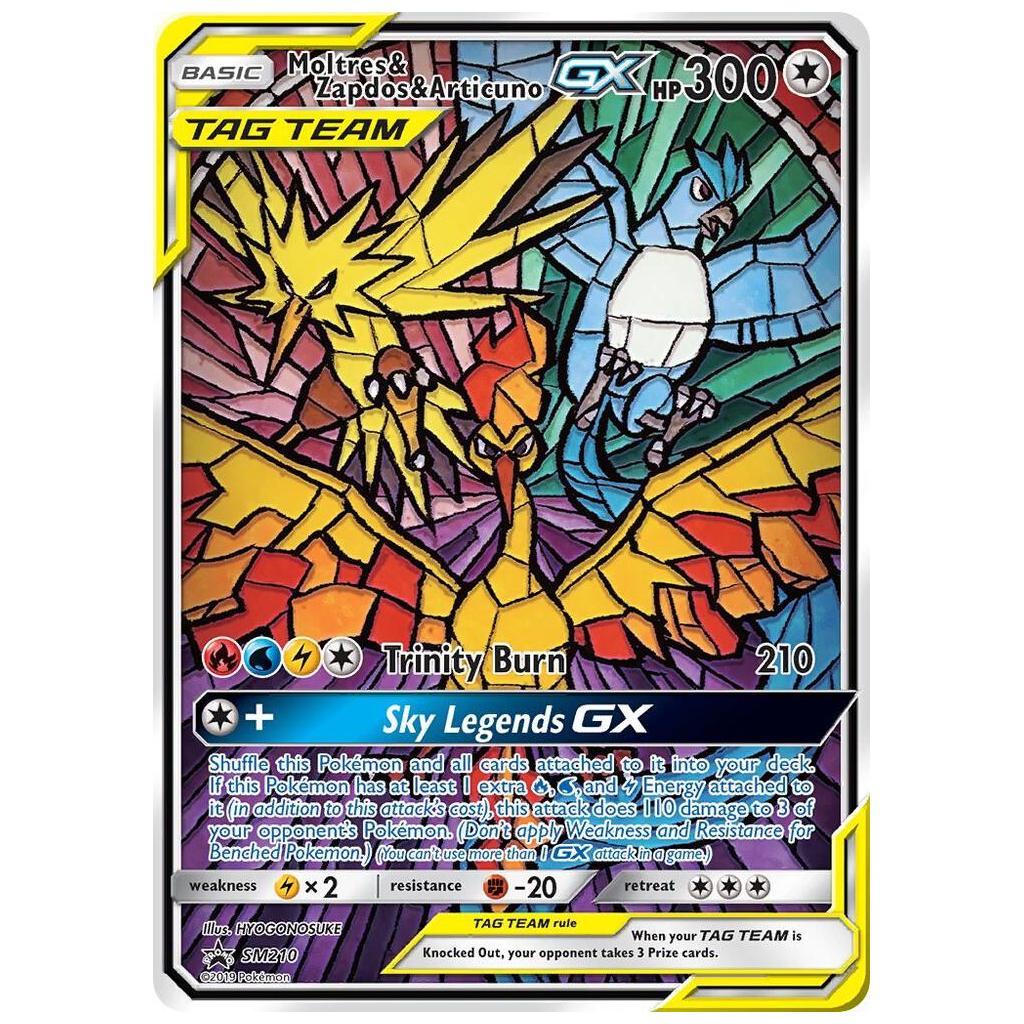 Moltres & Zapdos & Articuno Tag Team GX SM210 Promo [PSA 10]