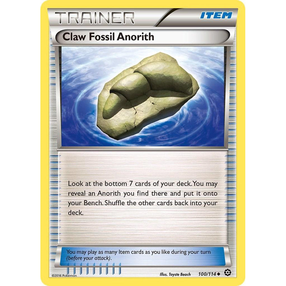 Claw Fossil Anorith 100/114 - Steam Siege
