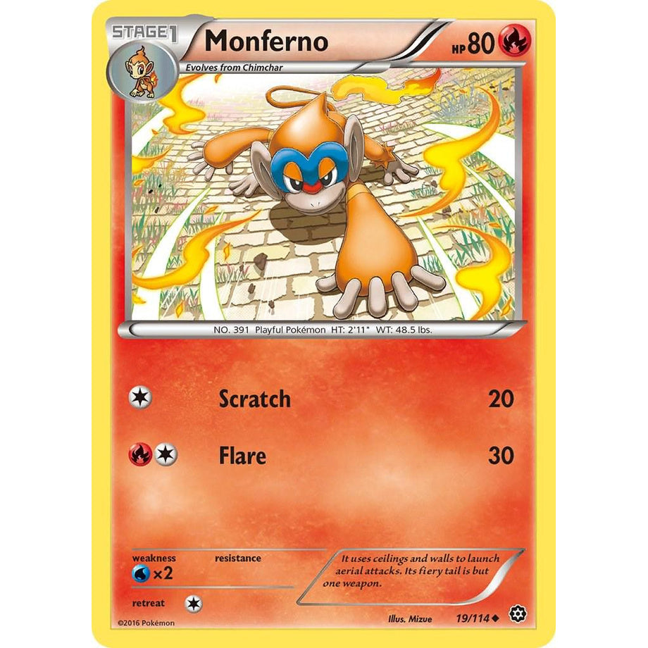Monferno 19/114 - Steam Siege