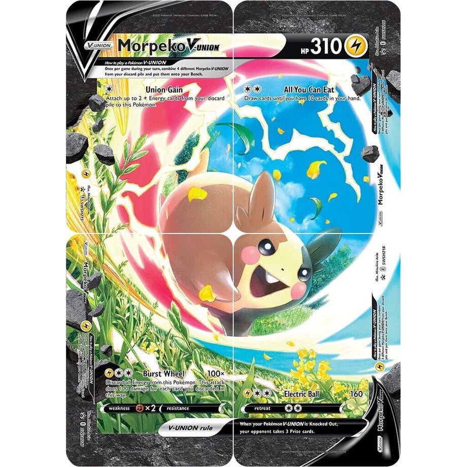Morpeko V-Union SWSH215-SWSH218 - Sword & Shield Promo [4 kort!]