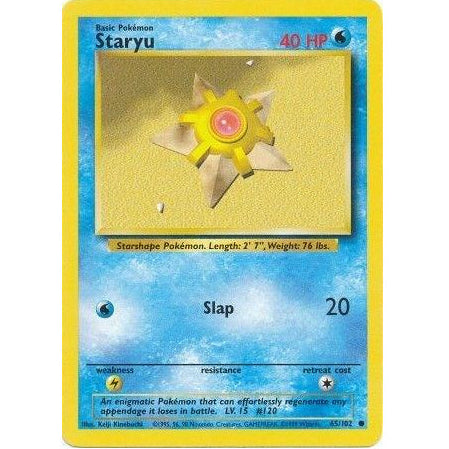 Staryu 65/102 - Base Set