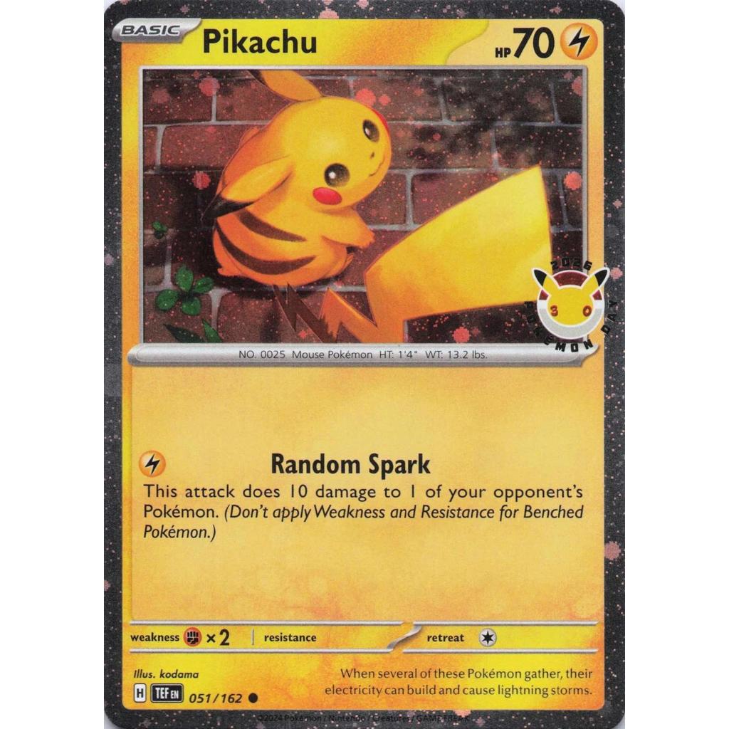 Pikachu [2026 Pokemon Day] Cosmo Holo Promo