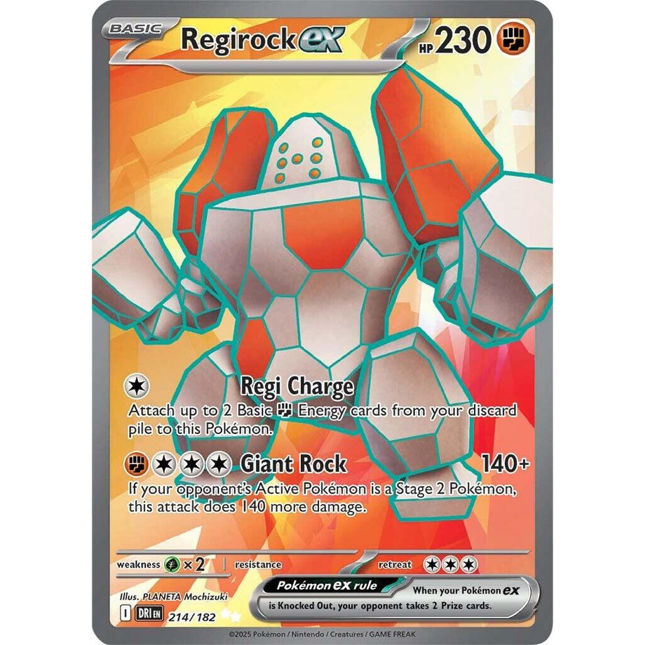 Regirock ex 214/182 - Destined Rivals