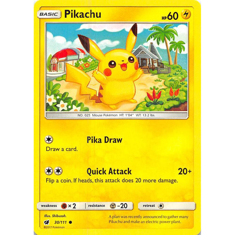 Pikachu 30/111 - Crimson Invasion