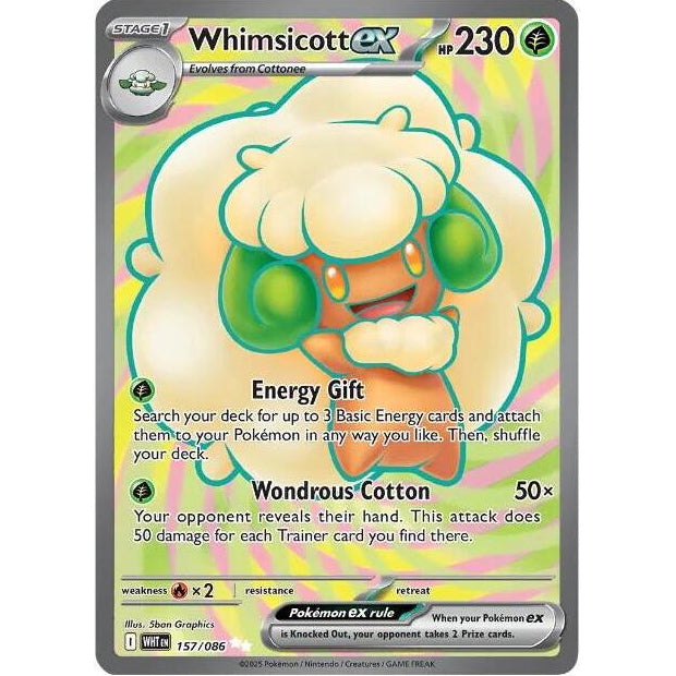 Whimsicott ex 157/086 - White Flare