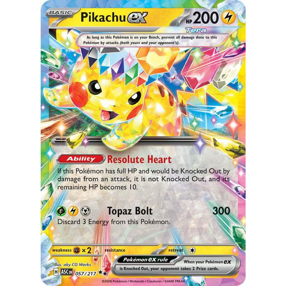 Pikachu ex 057/217 - Ascended Heroes