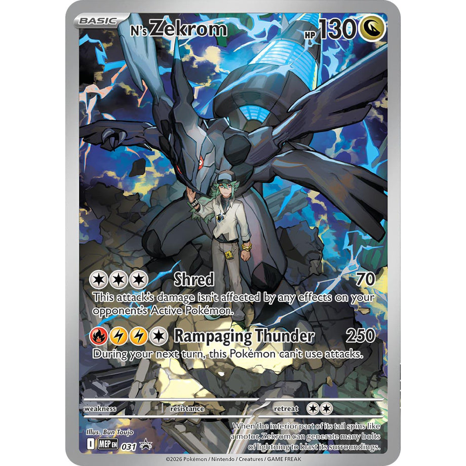 N's Zekrom MEP031 - Mega Evolution Promo