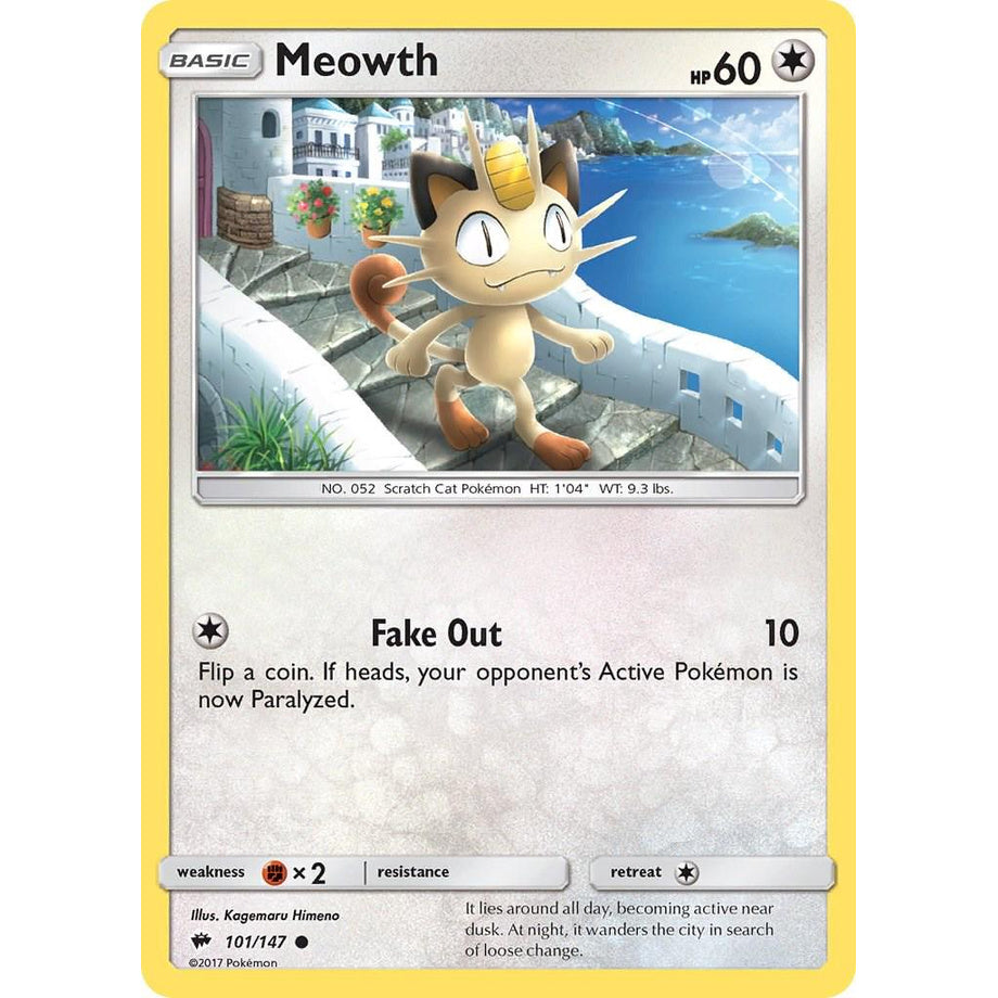 Meowth 101/147 - Burning Shadows