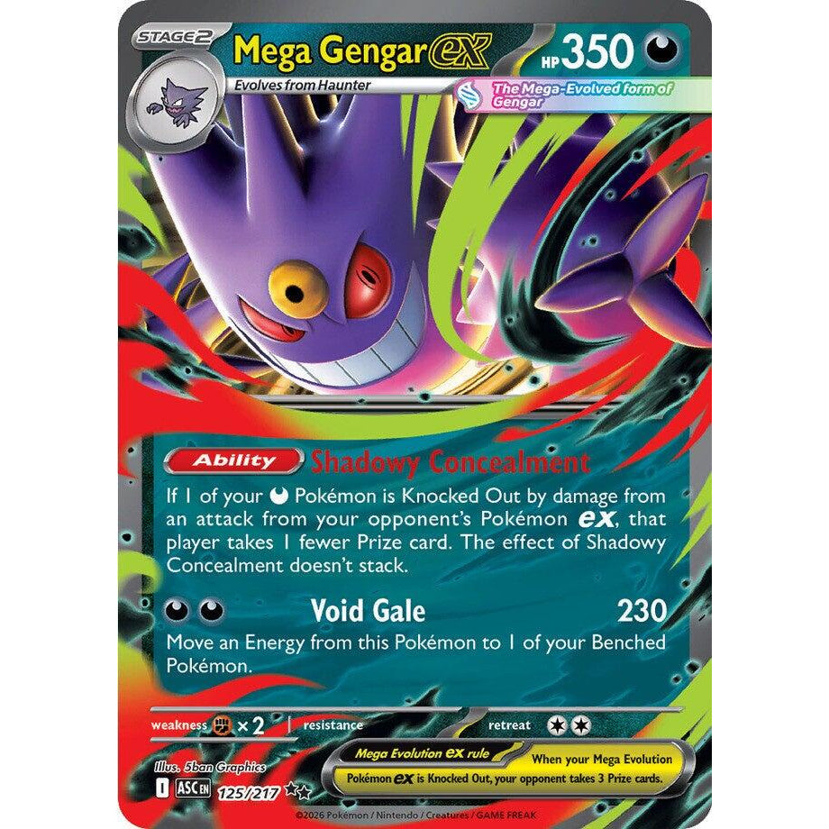 Mega Gengar ex 125/217 - Ascended Heroes