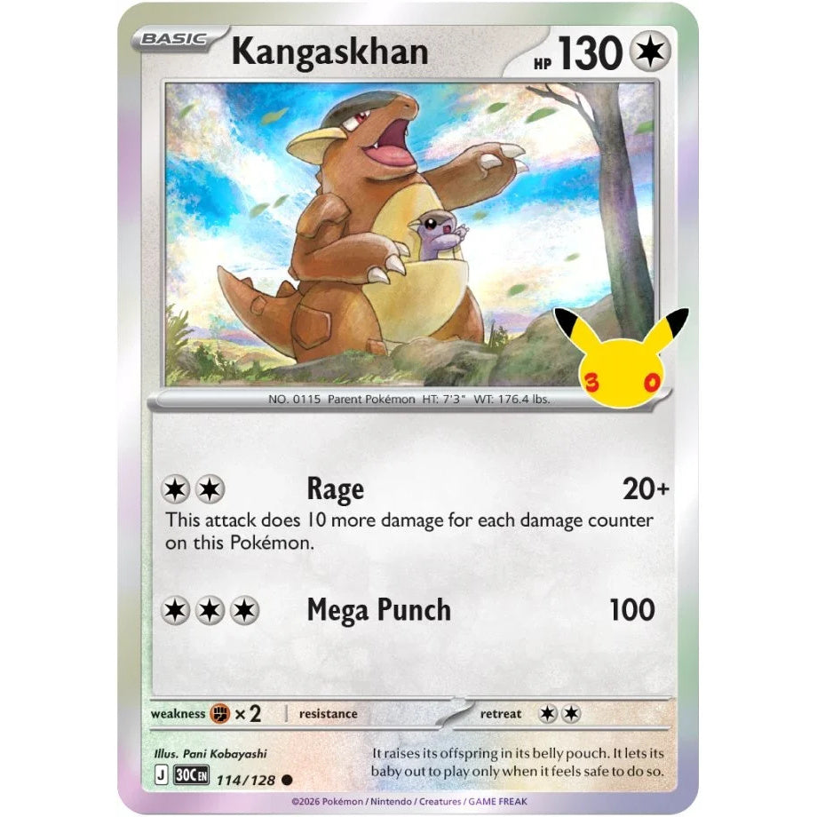 Kangaskhan 114/128 (Holo) - 30th Celebration