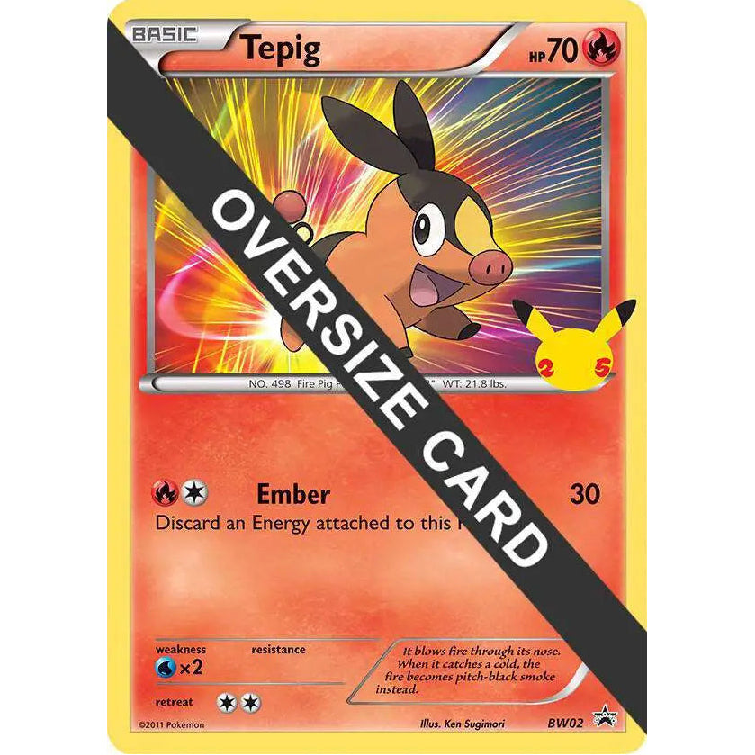 Tepig BW02 - Pokemon Celebrations [Jumbo]