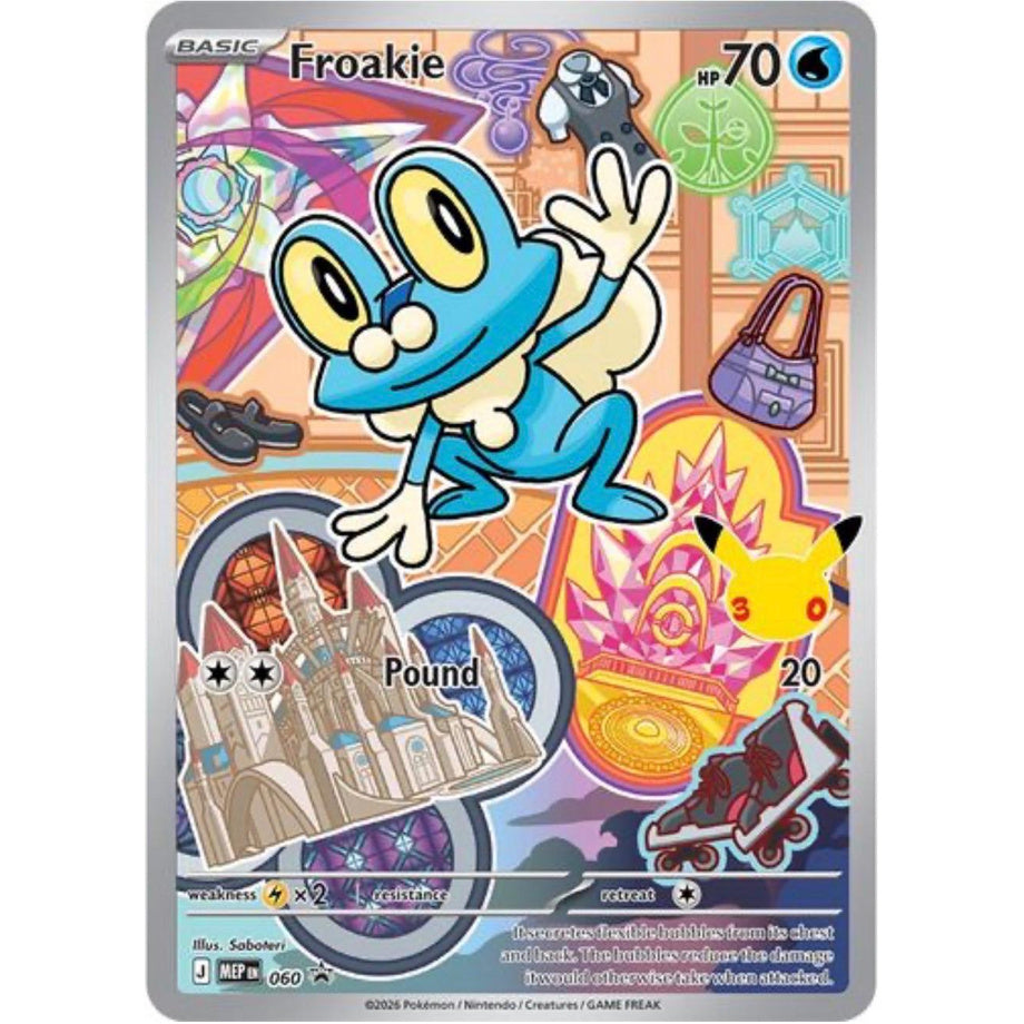 Froakie MEP060 - First Partner Illustration Volume 3 Promo