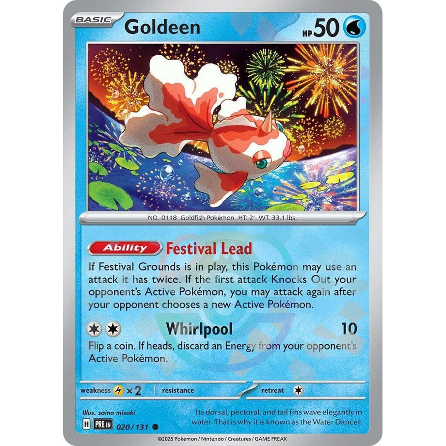 Goldeen 020/131 [Masterball Reverse Holo] - Prismatic Evolutions