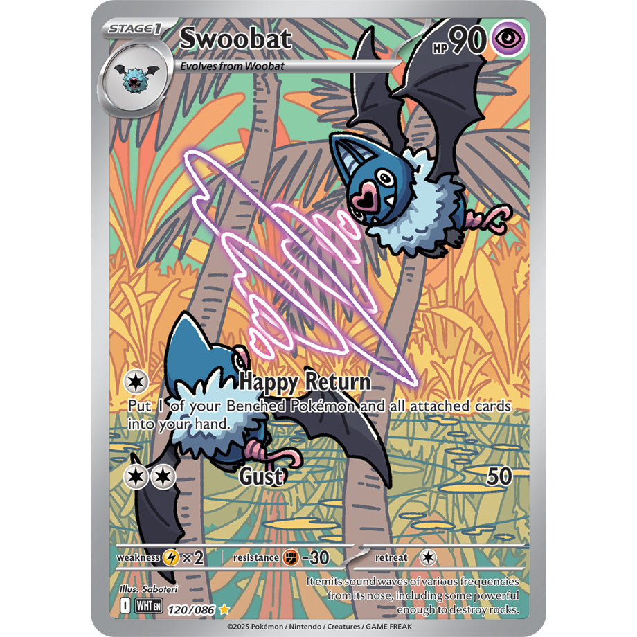 Swoobat 120/086 - White Flare