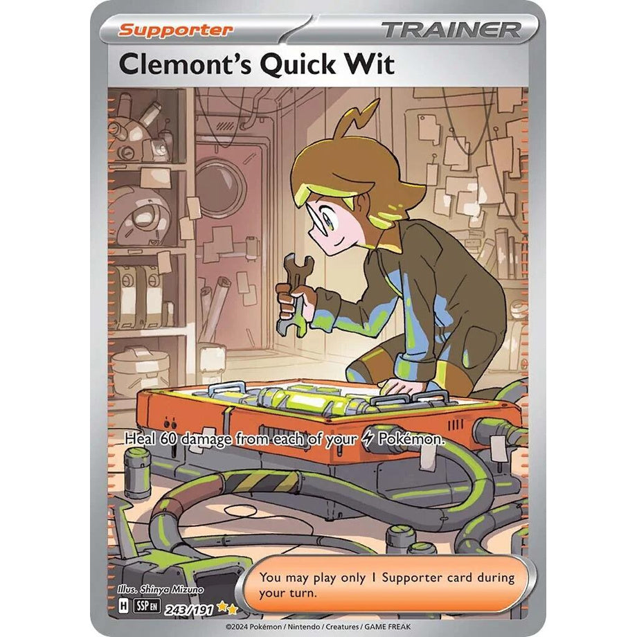 Clemont's Quick Wit 243/191 - Surging Sparks