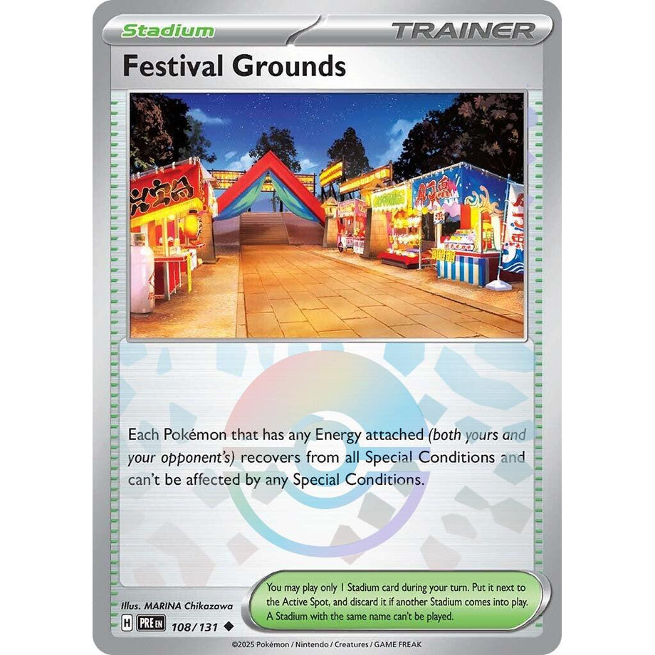 Festival Grounds 108/131 [Pokeball Reverse Holo] - Prismatic Evolutions