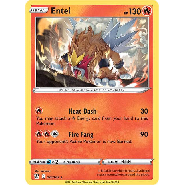 Entei 020/163 [Holo] - Battle Styles