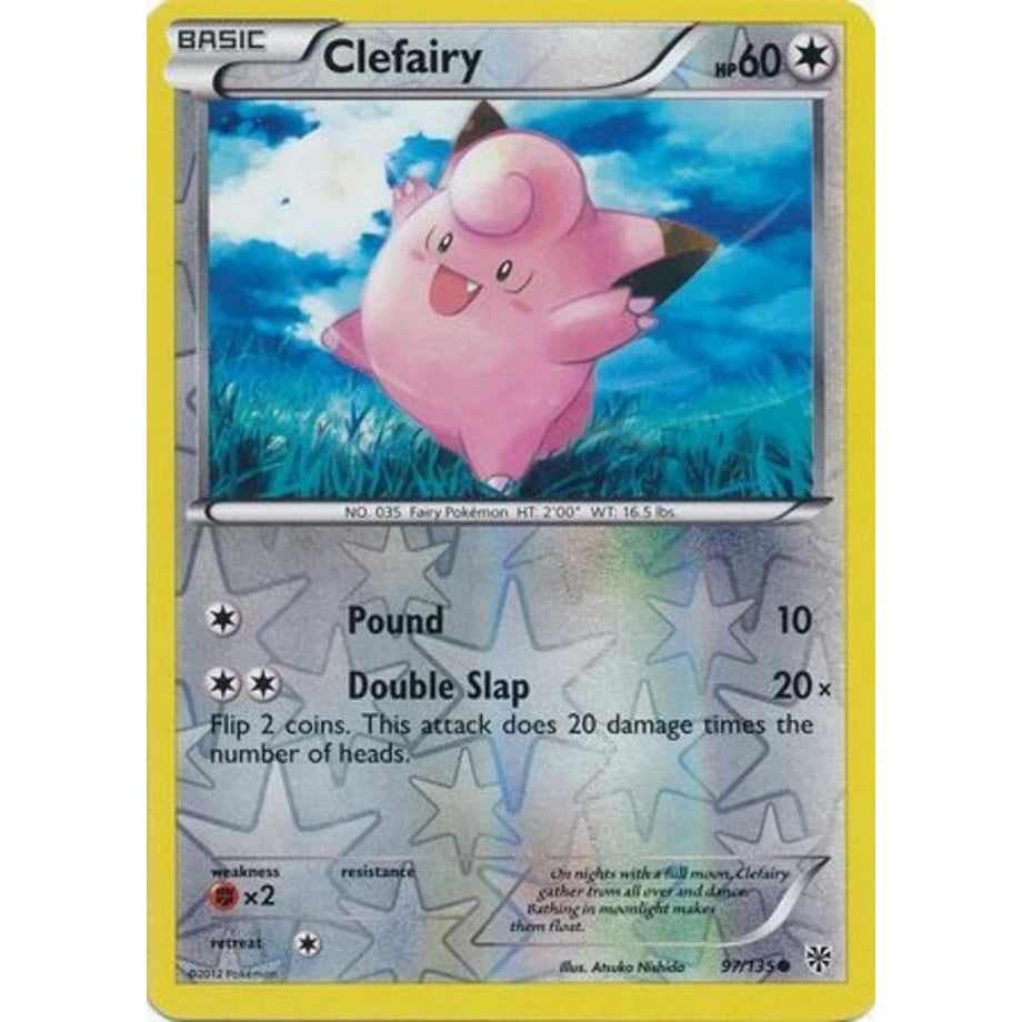 Clefairy 97/135 [Reverse Holo]- Plasma Storm