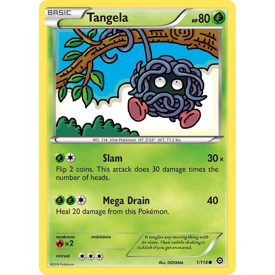 Tangela 1/114 [Reverse Holo] - Steam Siege