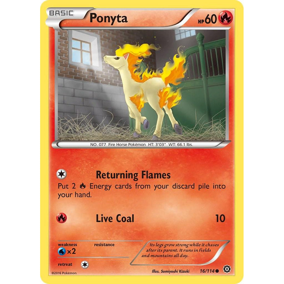 Ponyta 16/114 - Steam Siege