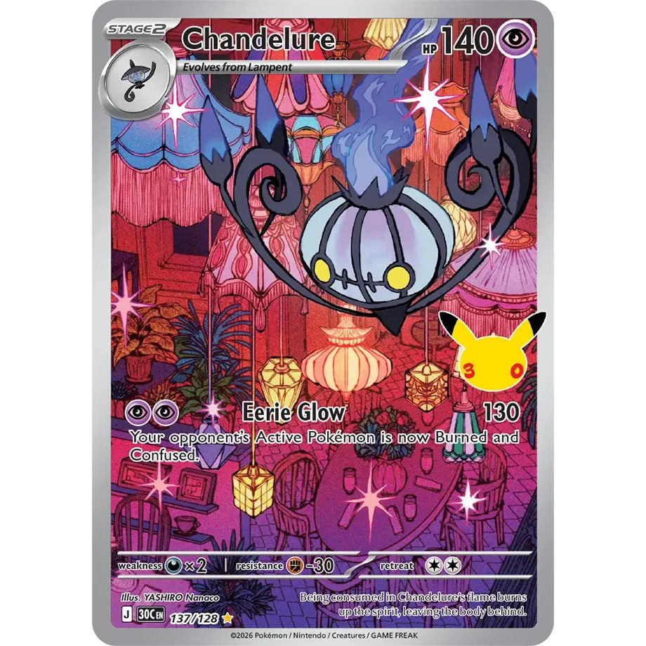 Chandelure 137/128 - 30th Celebration