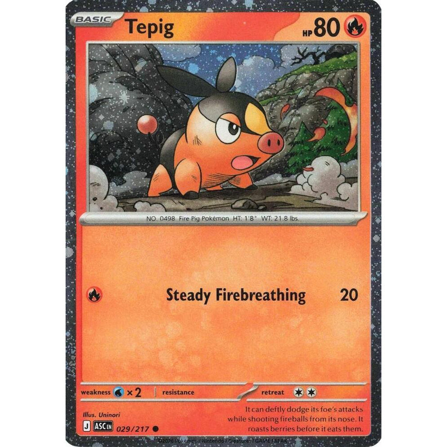 Tepig 029/217 [Cosmos Holo] - Mega Evolution Promo