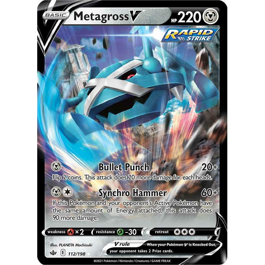 Metagross V 112/198 - Chilling Reign