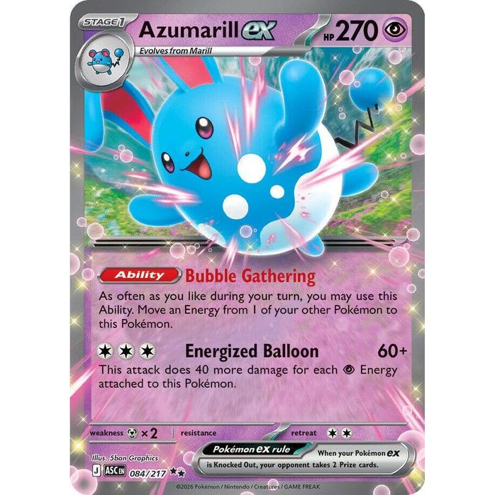 Azumarill ex 084/217 - Ascended Heroes