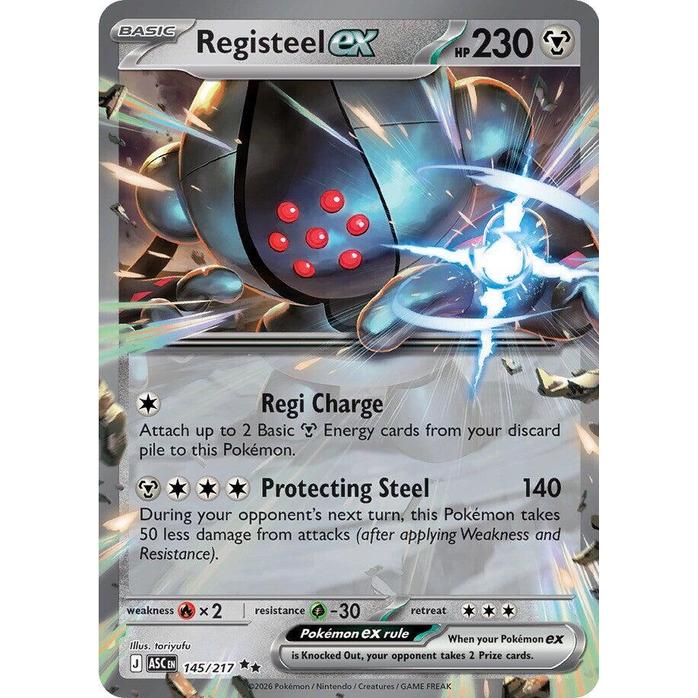 Registeel ex 145/217 - Ascended Heroes