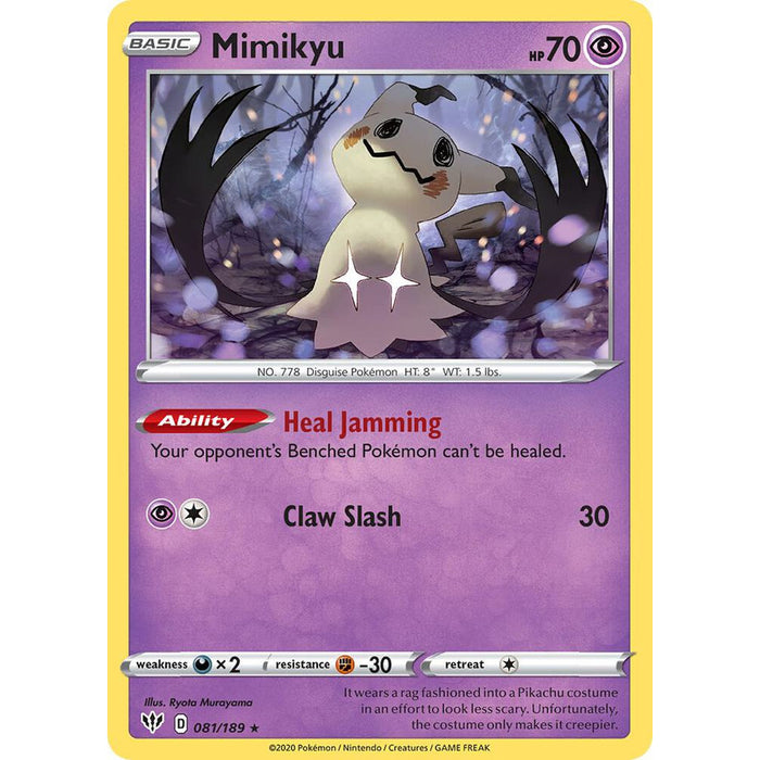 Mimikyu 081/189 [Cosmos Holo] - Sword & Shield Promo