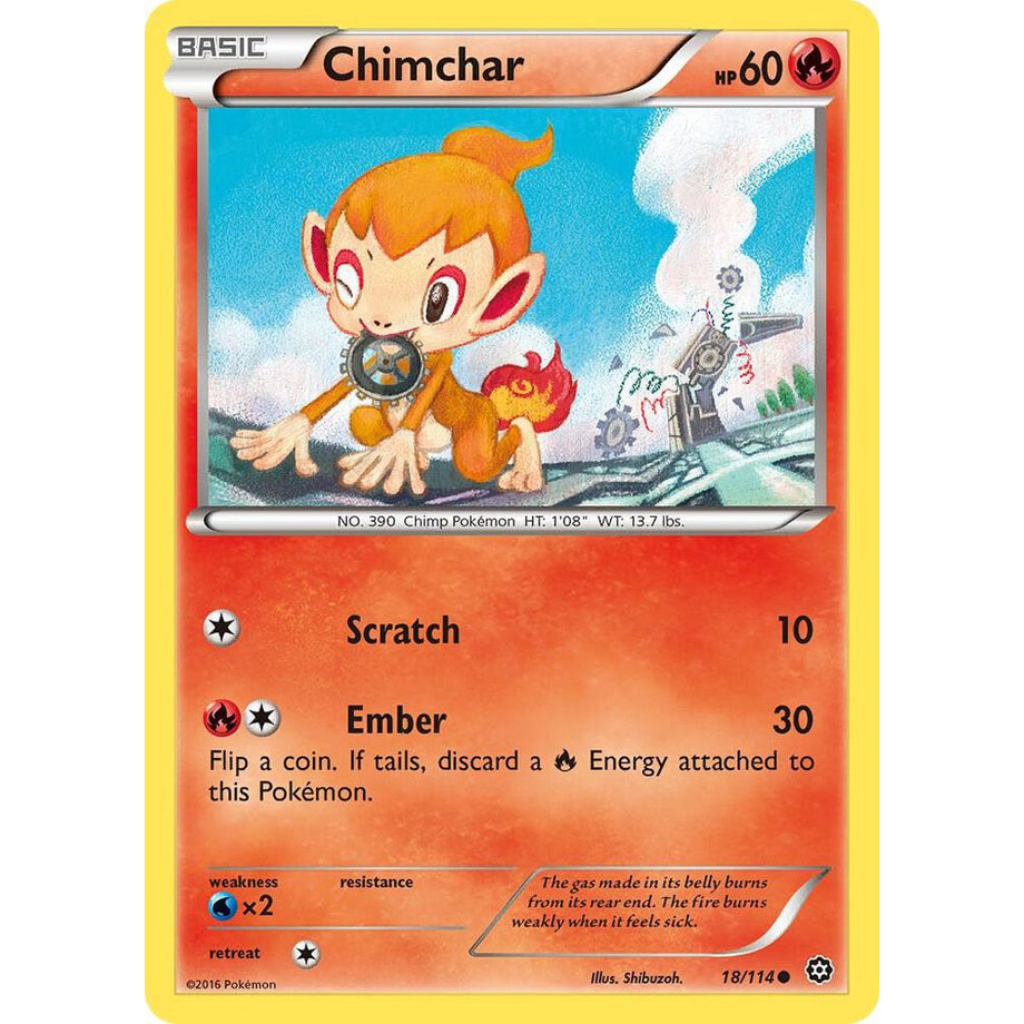 Chimchar 18/114 - Steam Siege