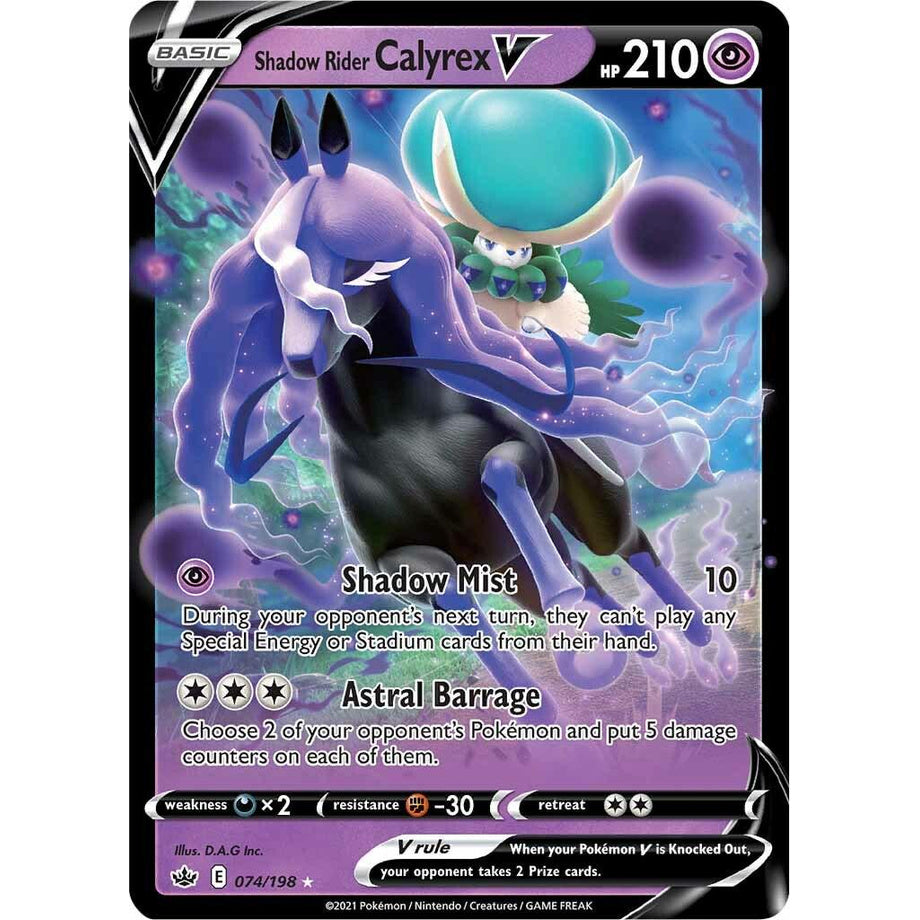 Shadow Rider Calyrex V 074/198 - Chilling Reign