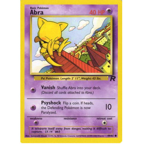 Abra 49/82 - Team Rocket