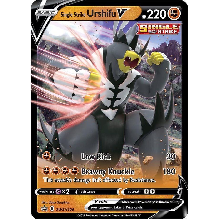 Singel Strike Urshifu V SWSH106 - Sword & Shield Promo