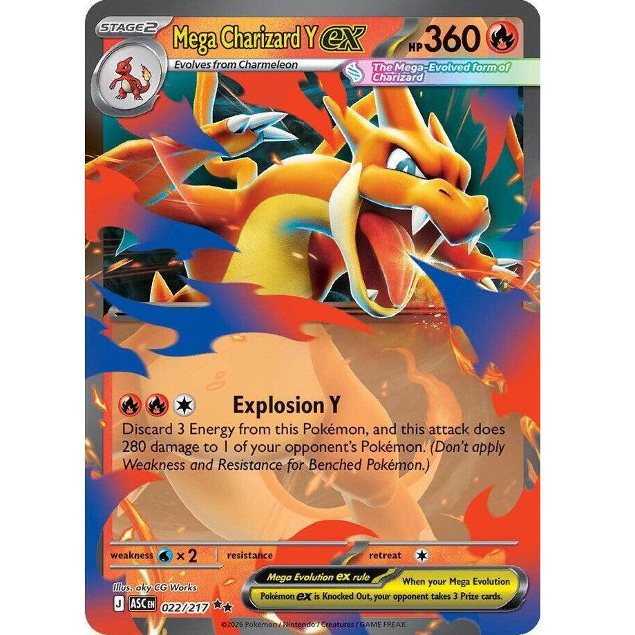 Mega Charizard Y 022/217 - Ascended Heroes