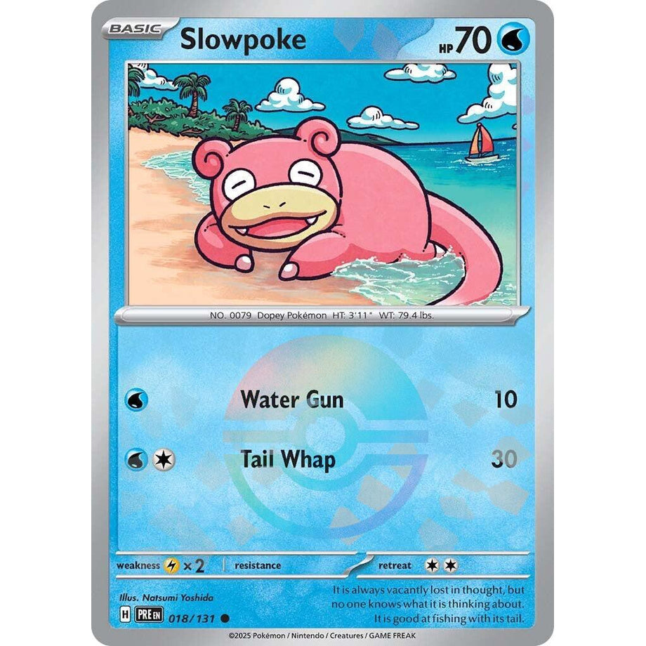 Slowpoke 018/131 [Pokeball Reverse Holo] - Prismatic Evolutions