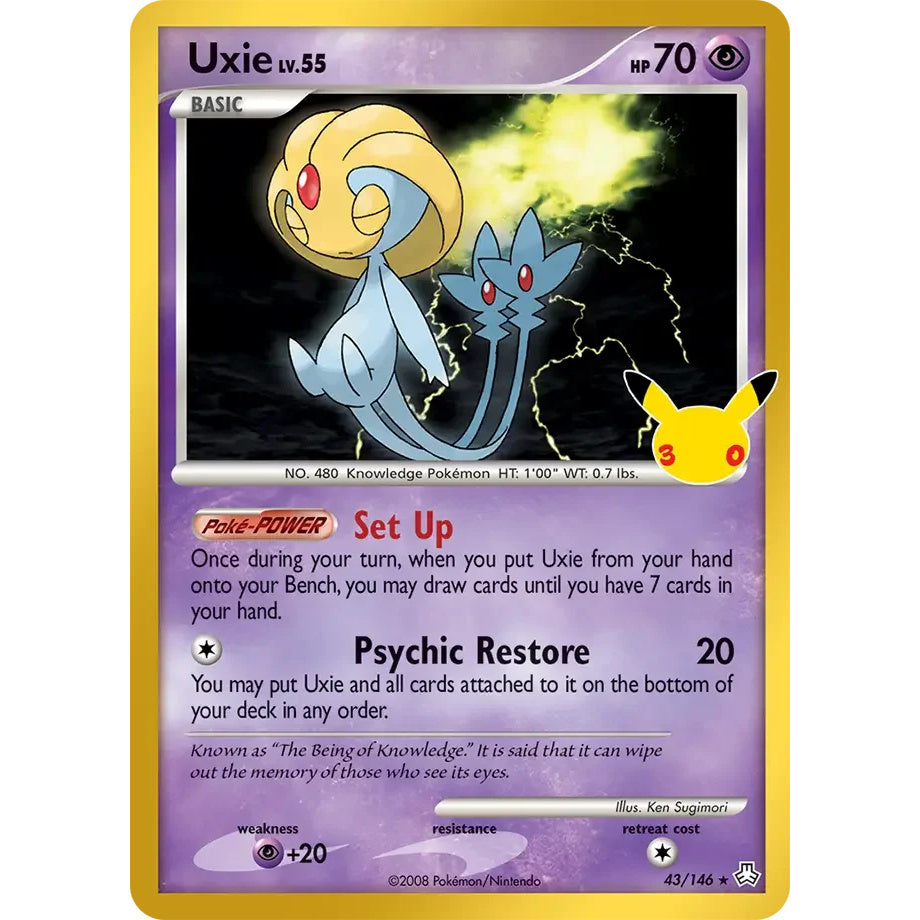 Uxie 43/146 - 30th Celebration (Classic Collection)