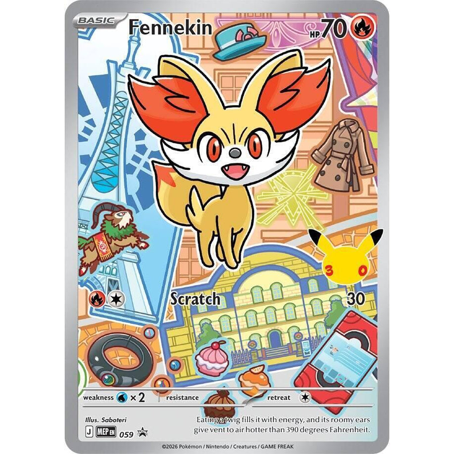 Fennekin MEP059 - First Partner Illustration Volume 3 Promo